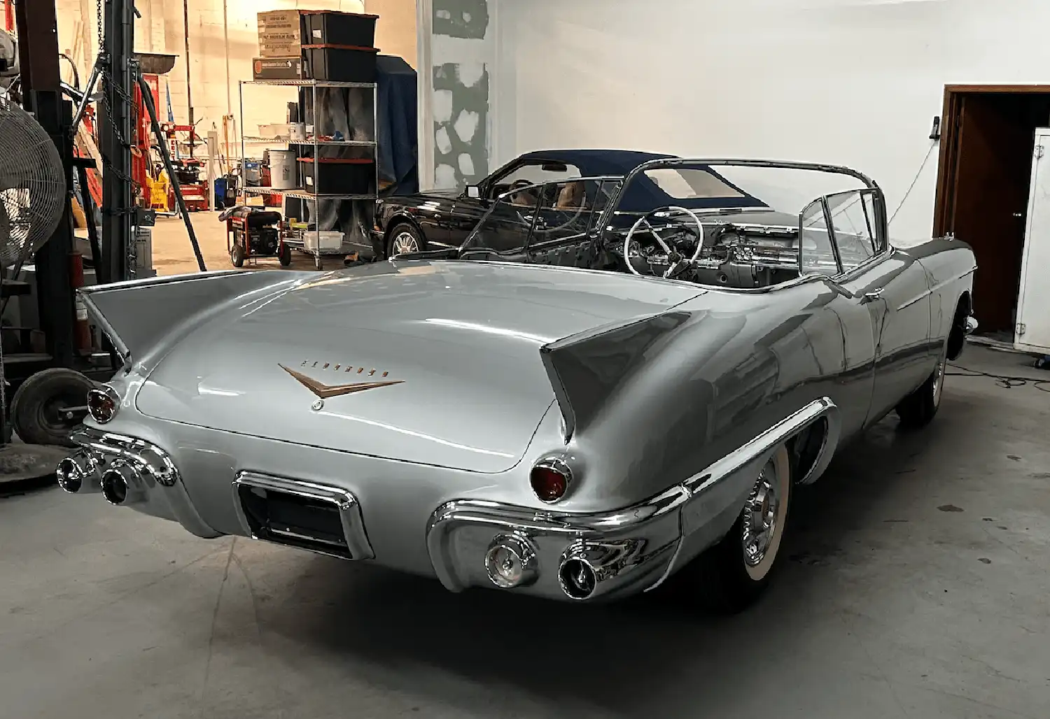 Starlight Silver 1957 Cadillac Eldorado Biarritz Convertible