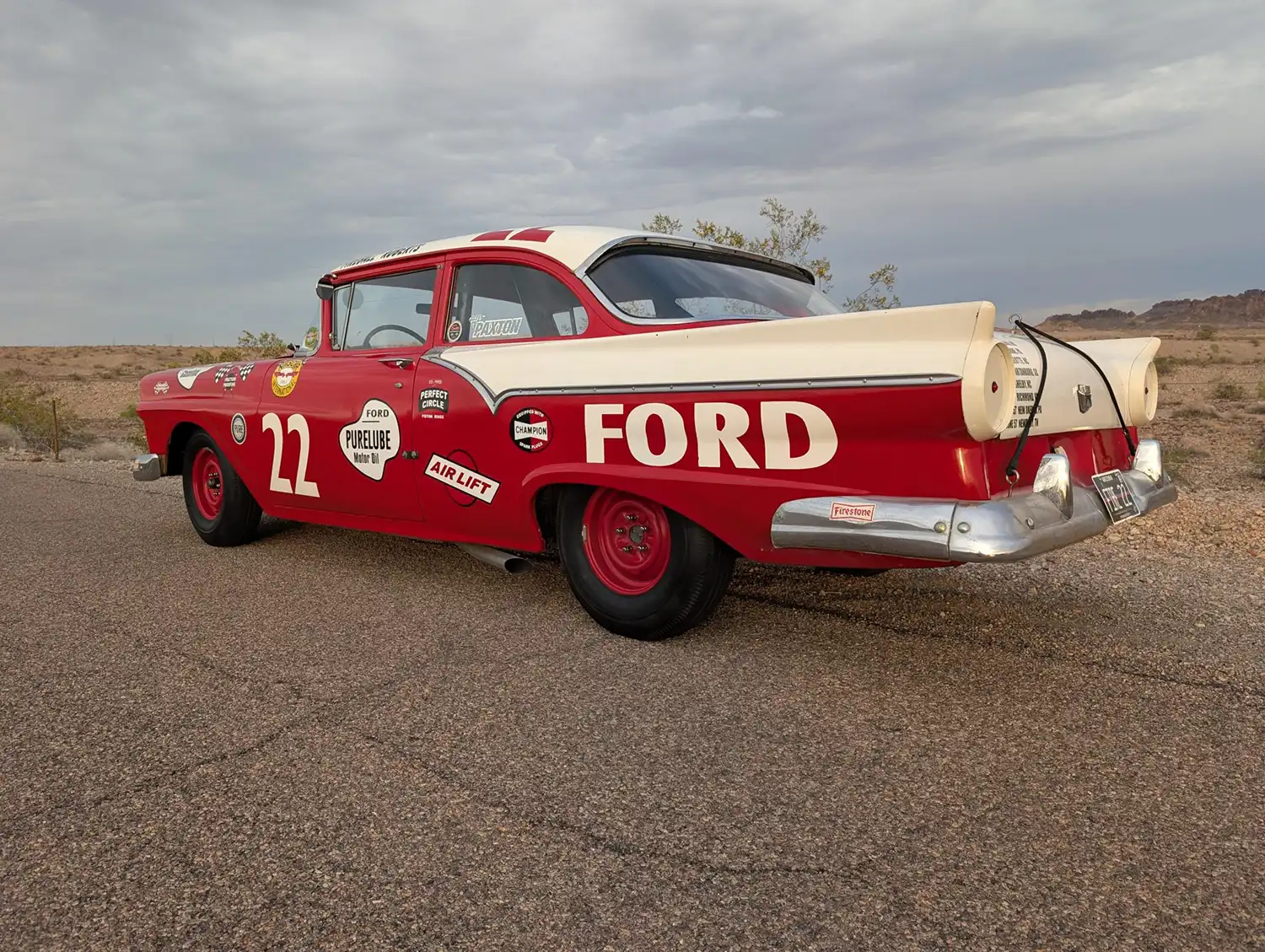 Supercharged 1957 Ford Fairlane Custom NASCAR Tribute