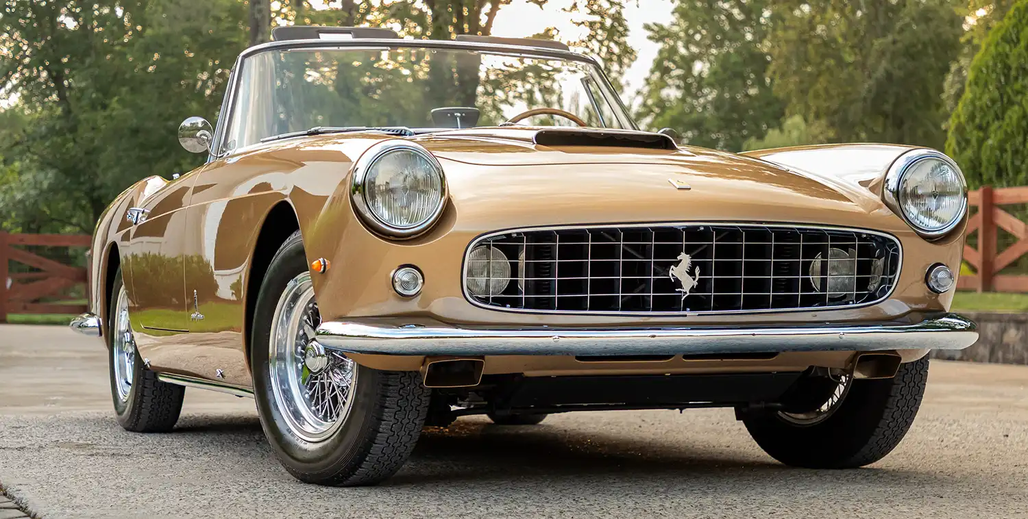 Golden Beauty: This Rare Ferrari 250 GT Cabriolet Series II is a True Gem