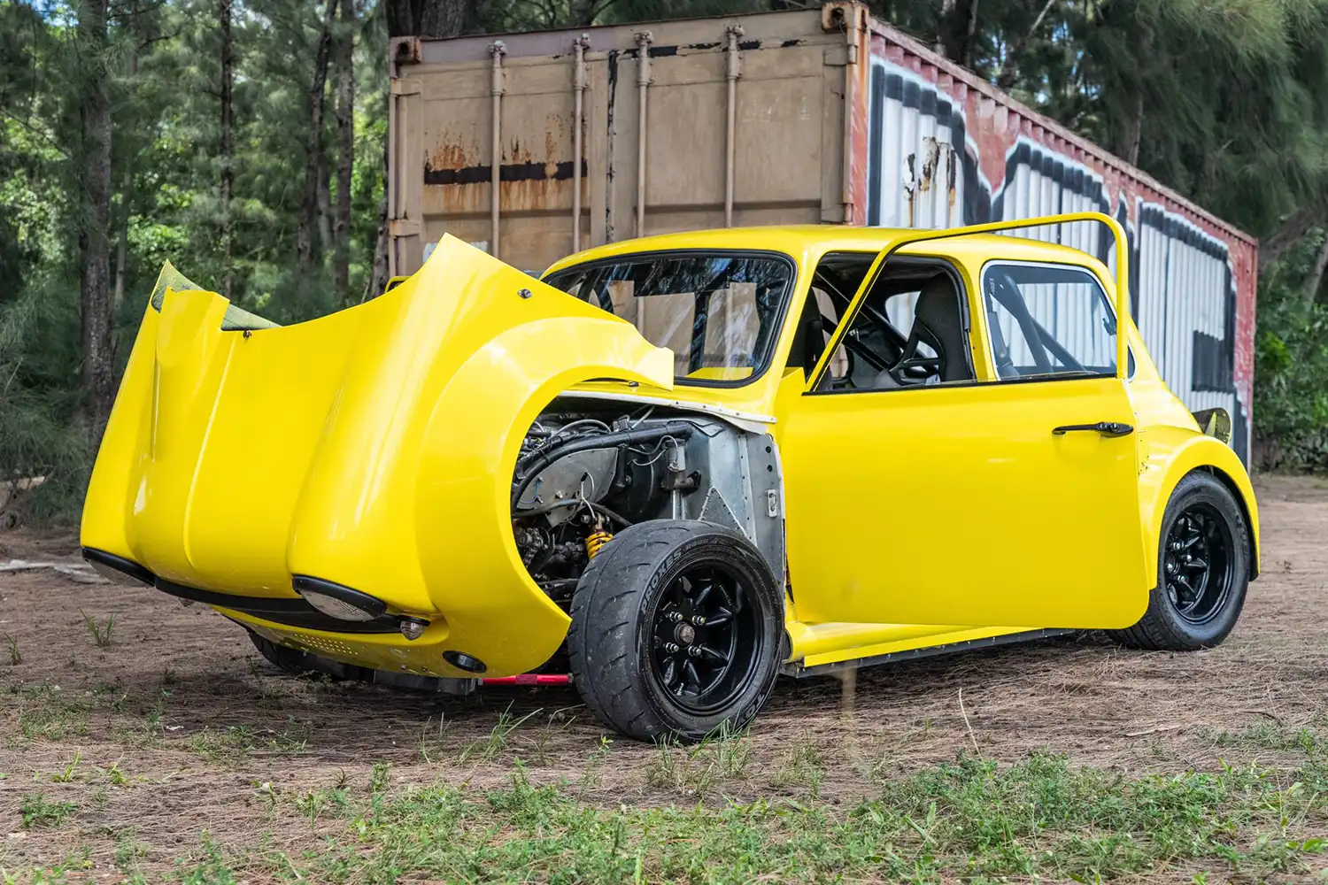 Mazda-powered Mini-style race car