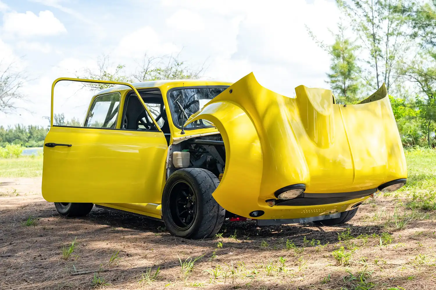 Mazda-powered Mini-style race car