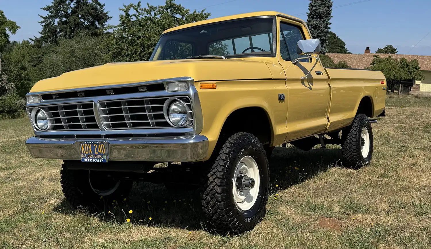Yellow Beast Reborn: Meet the 1973 Ford F-250 Custom Highboy