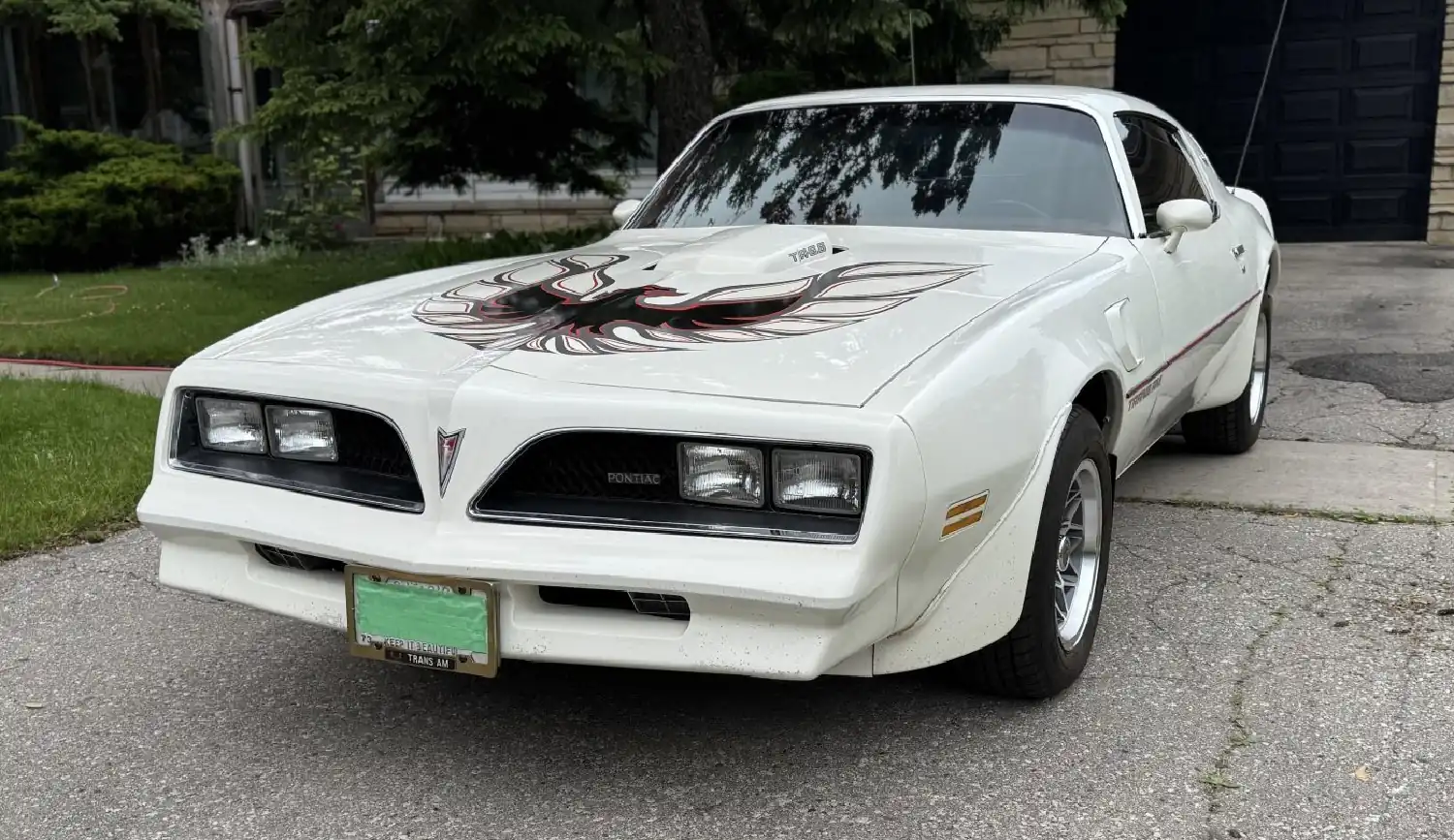 Icon Preserved: 1978 Pontiac Firebird Trans Am in Original White and Red
