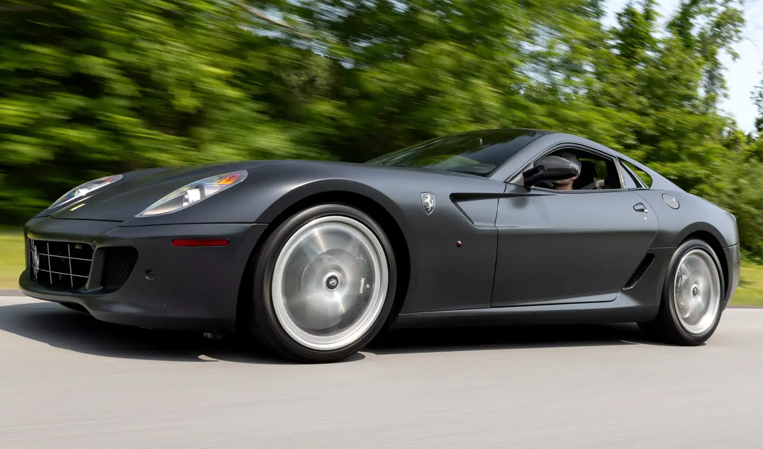 A Rare Nero Opaco 2010 Ferrari 599 GTB Fiorano HGTE Coupe A Rare Nero Opaco 2010 Ferrari 599 GTB Fiorano HGTE Coupe