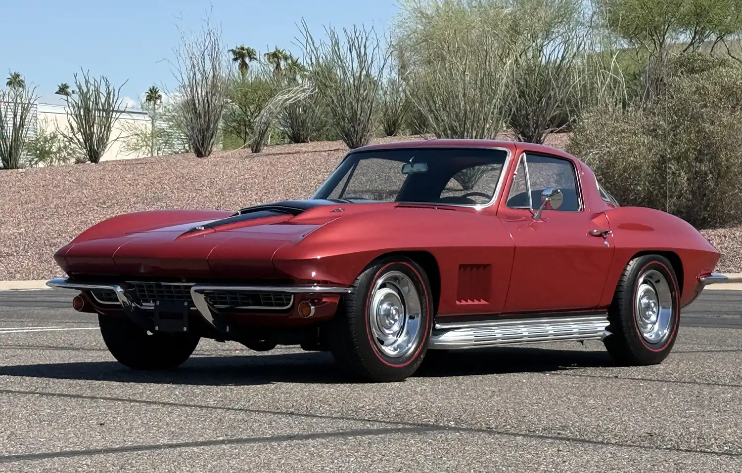 Bold in Maroon: 1967 Chevrolet Corvette Coupe with 454 V8