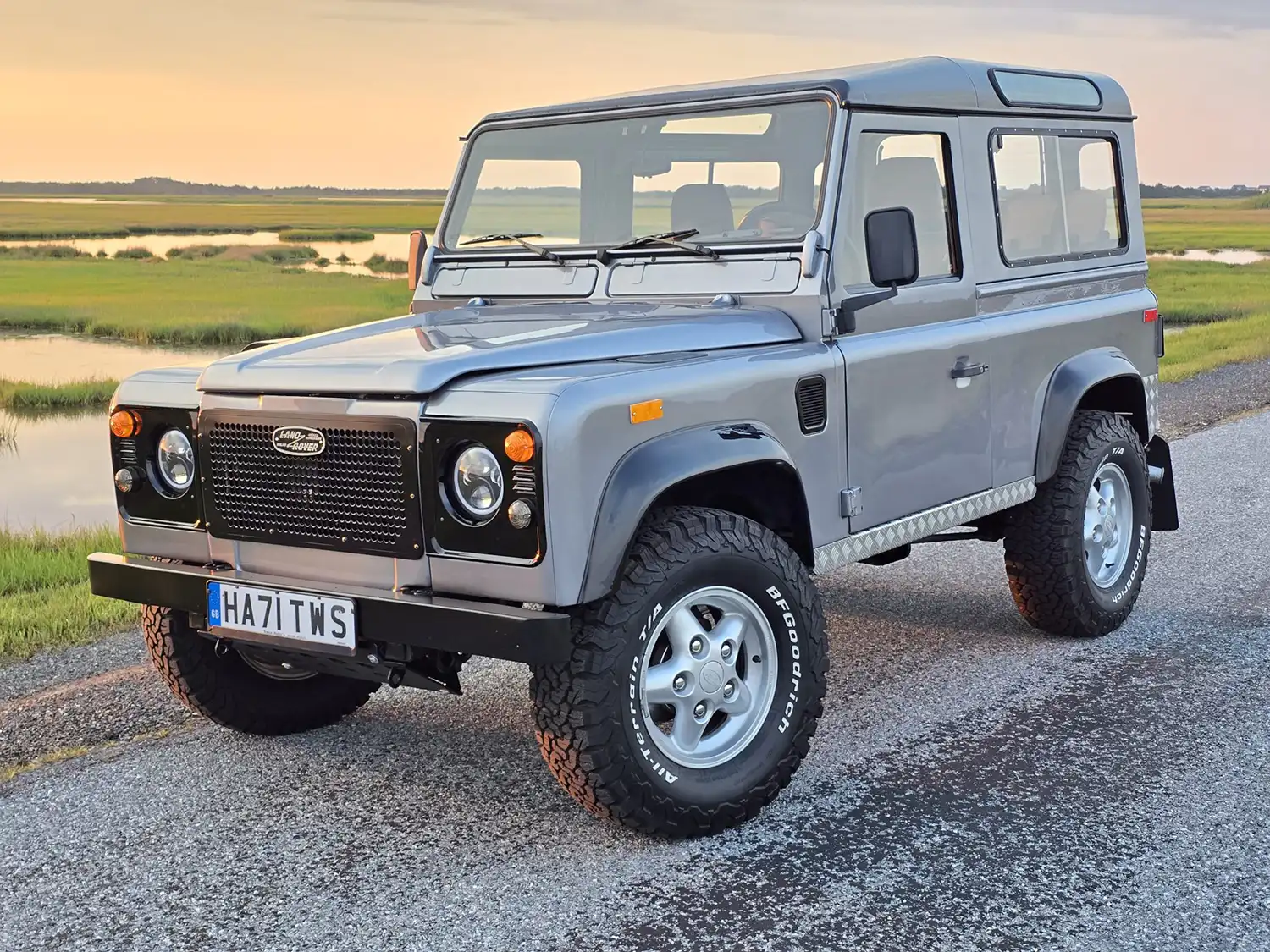 Westminster Grey 1993 Land Rover Defender 90 Restored
