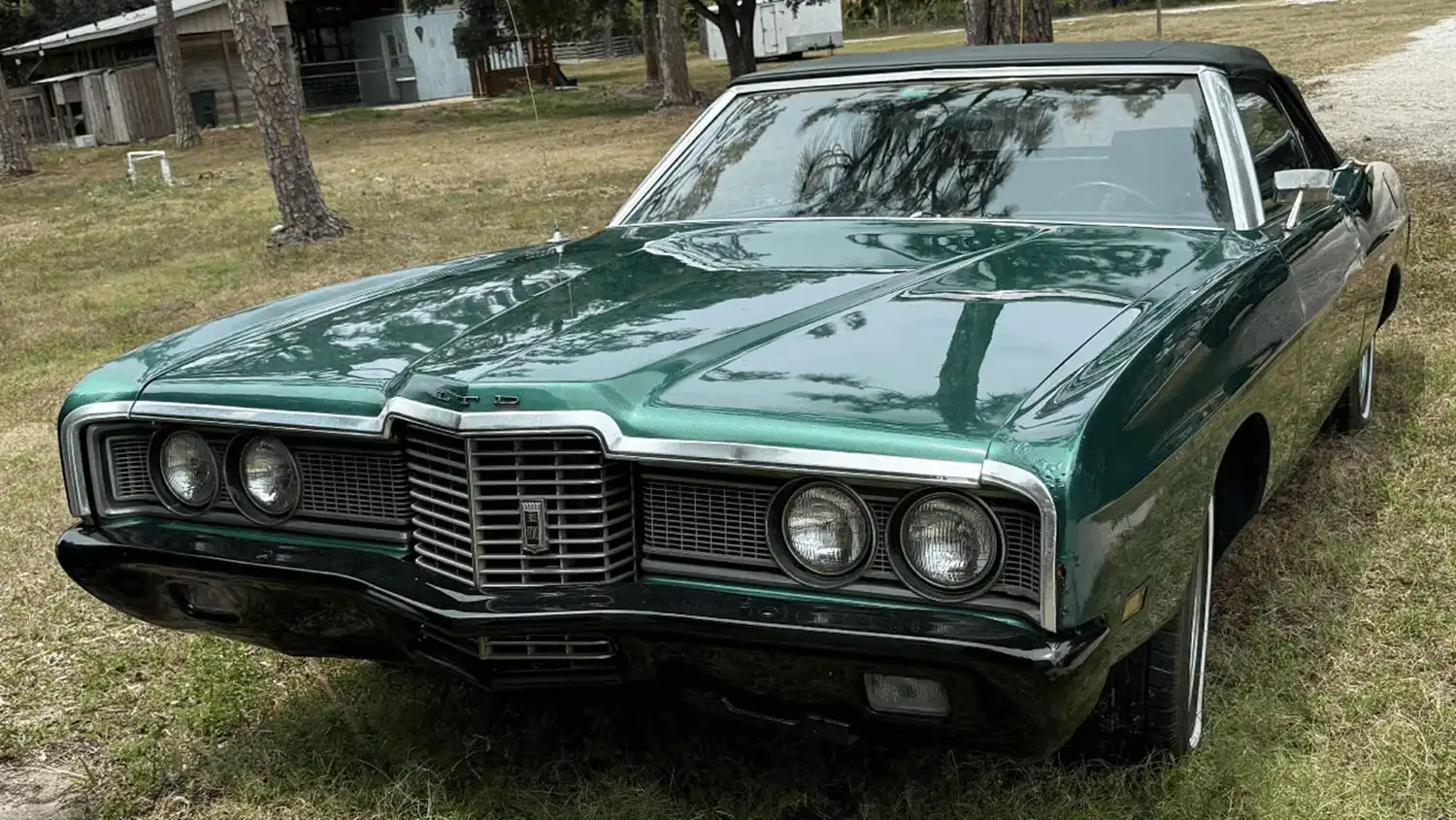 Green Glory: Rediscover the 1972 Ford LTD Convertible