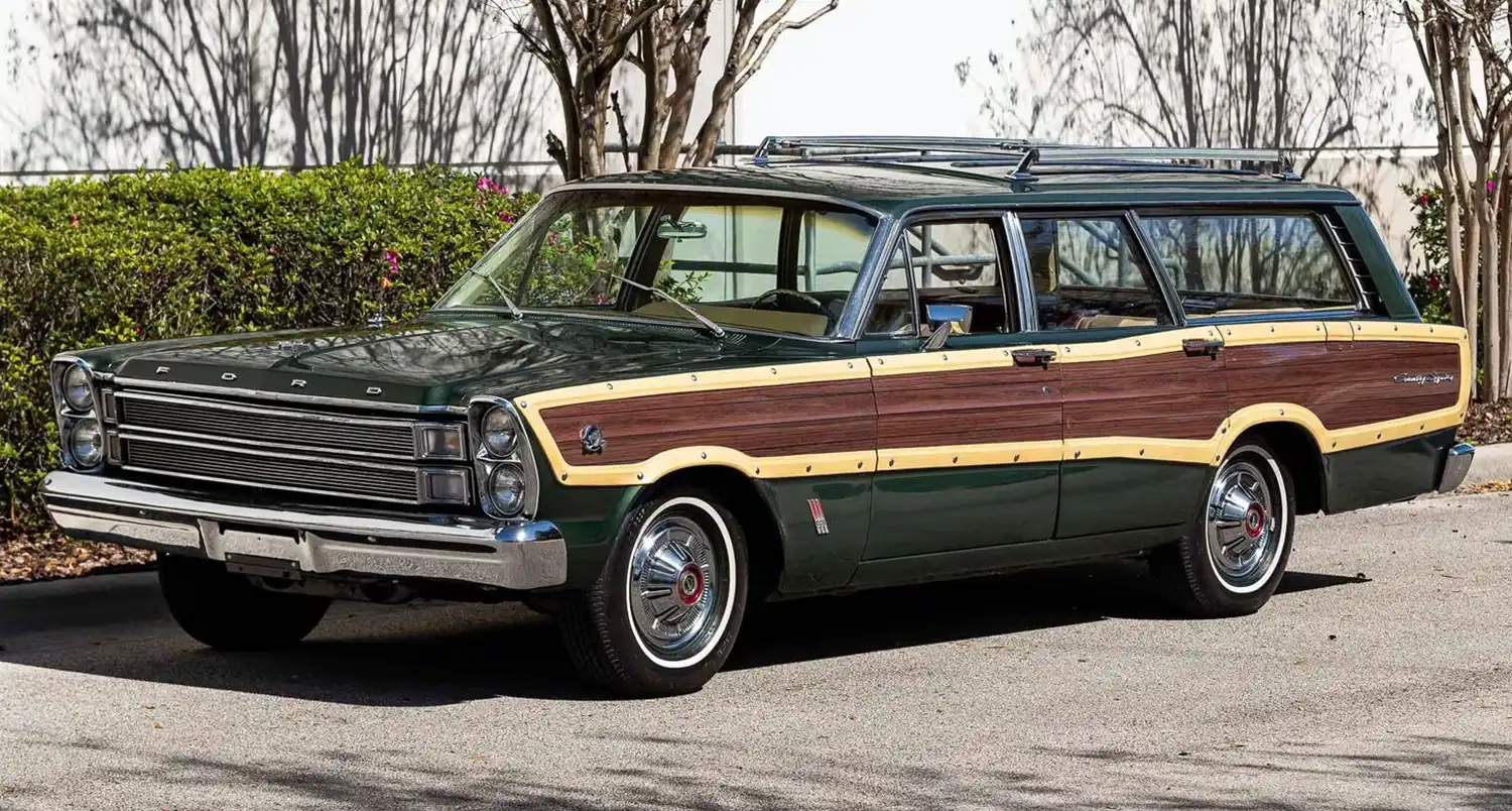 From Suburb to Show: 1966 Ford Country Squire Wagon Shines
