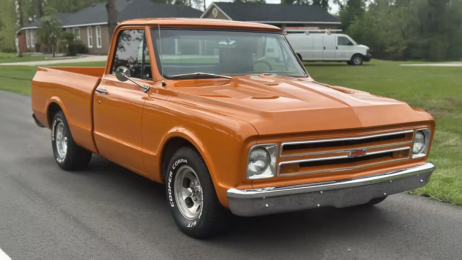 1967 Chevrolet C10 Pickup Shines in Orange After Full Restoration