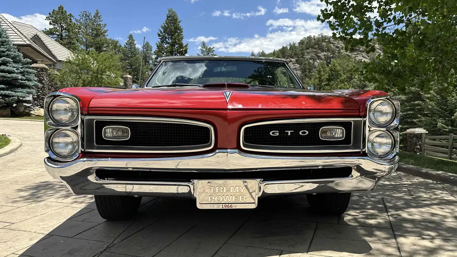 Command the Road in a 1966 Pontiac GTO Convertible