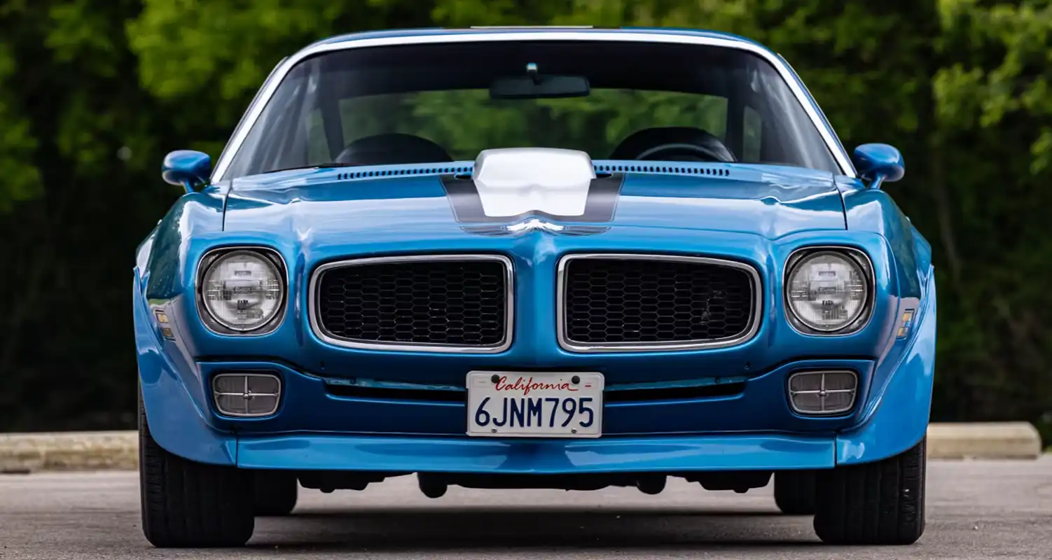 Lucerne Blue 1972 Pontiac Trans Am Classic Coupe