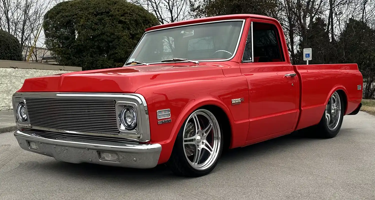 Bold and Low: 1972 Chevrolet C10 Custom Pickup Stands Out
