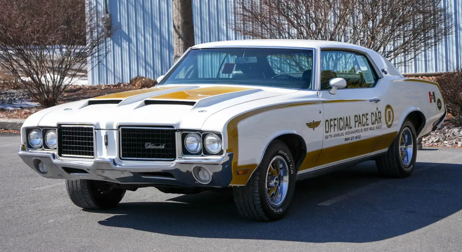 Rediscover Power in a 1972 Oldsmobile Hurst/Olds Pace Car