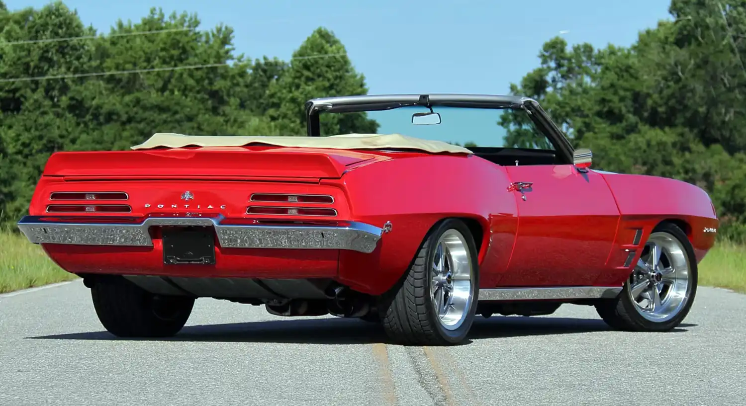 1969 Pontiac Firebird Convertible: Muscle Power in Pull Me Over Red