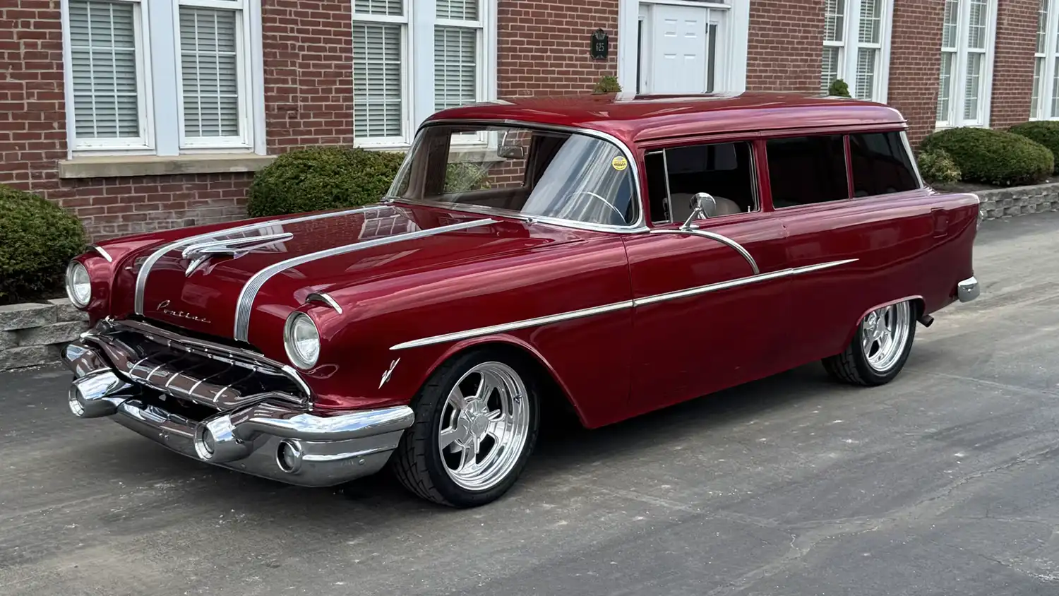 Ride Through Time in This Stunning 1956 Pontiac Chieftain Wagon