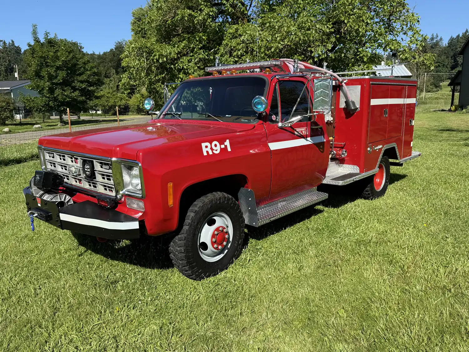 1977 Chevrolet K30 Fire Truck, A Heavy-Duty Rescue Machine