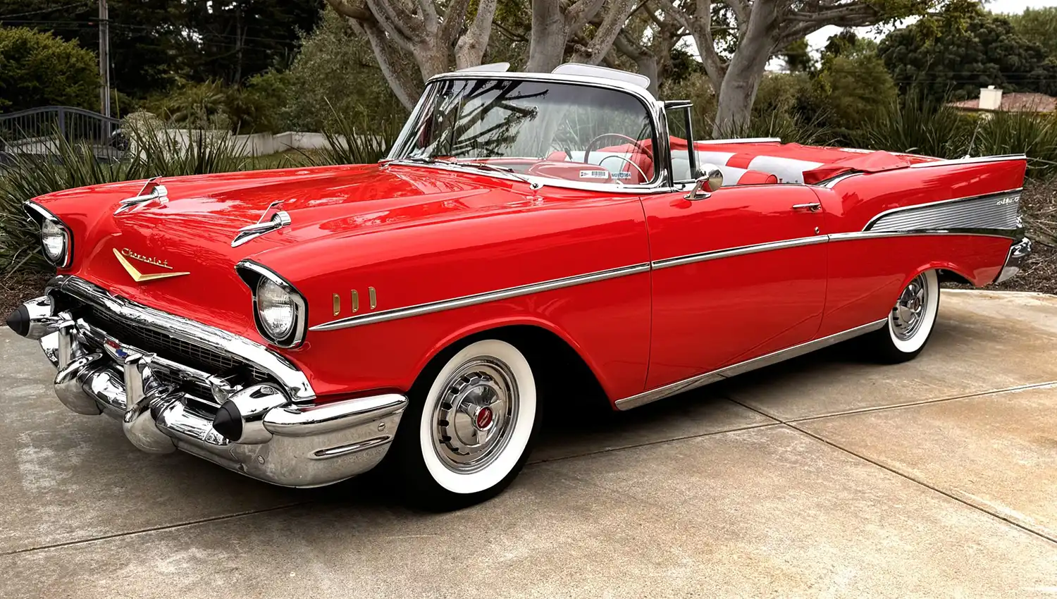 Matador Red Magic: 1957 Chevrolet Bel Air Convertible Stuns