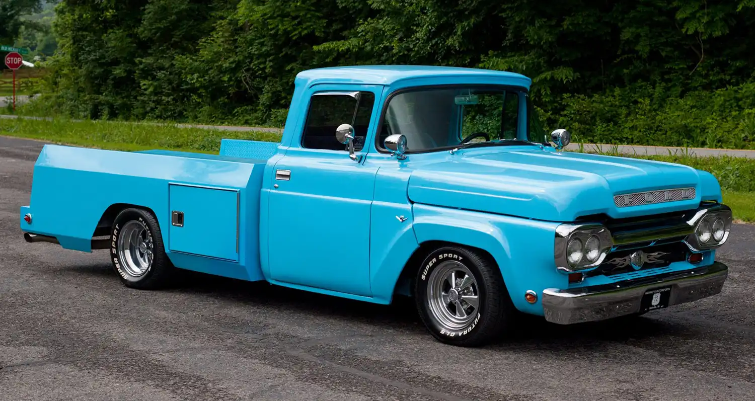 1959 Ford F-100 Pickup Reimagined with Wild Retro Muscle