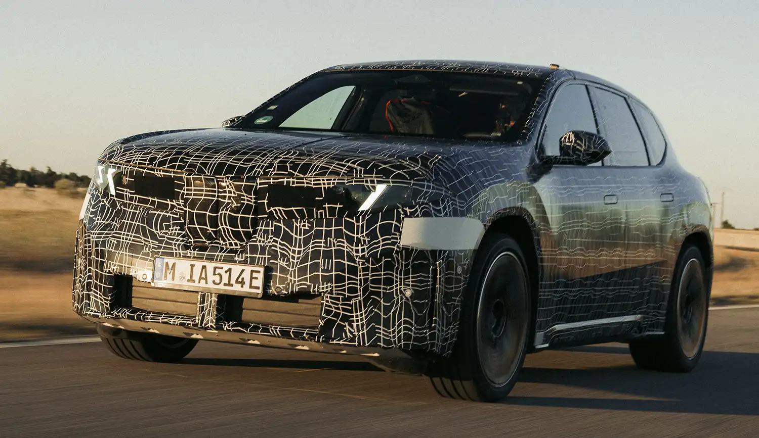 BMW iX3 prototype testing