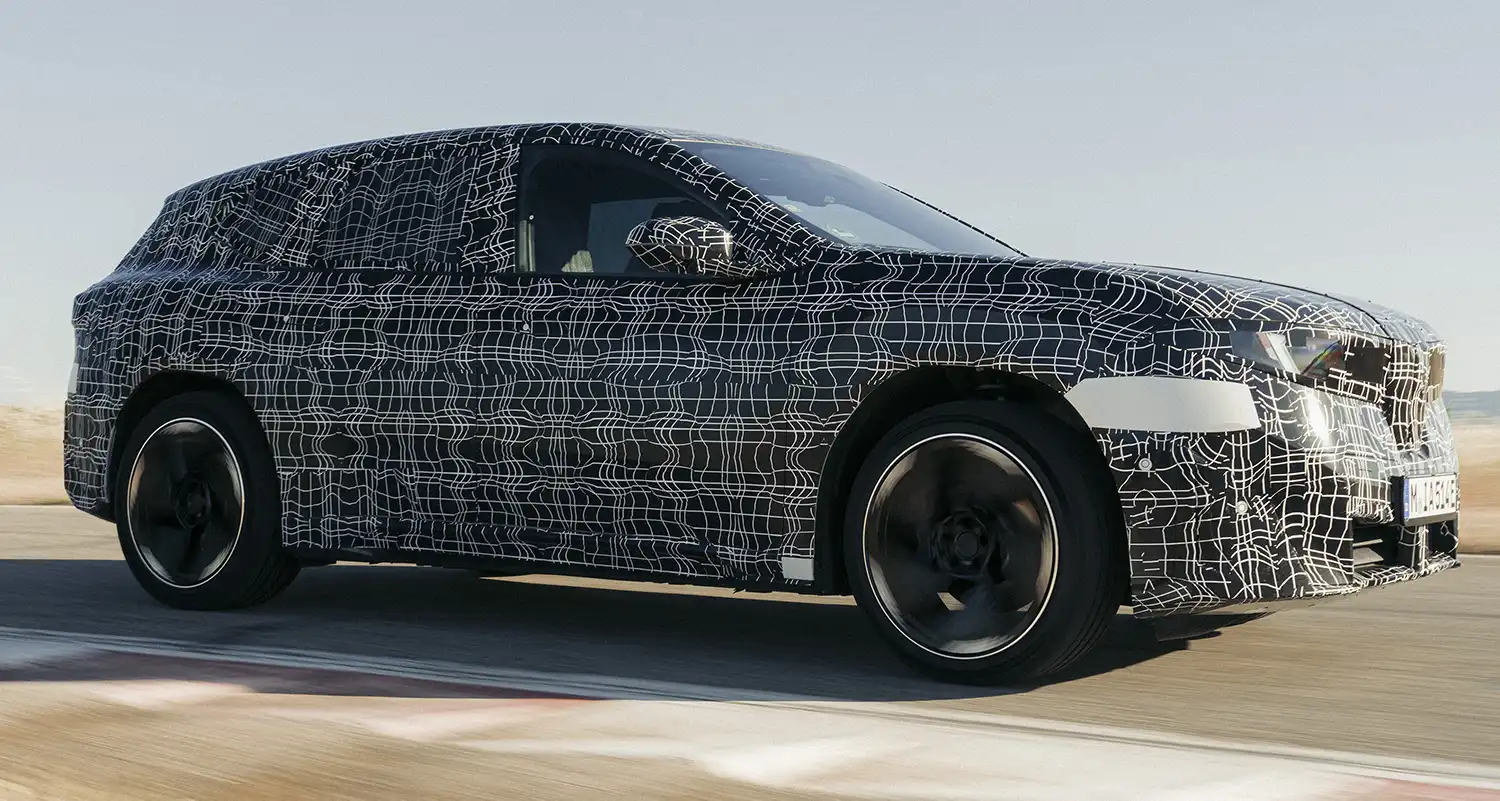 BMW iX3 prototype testing