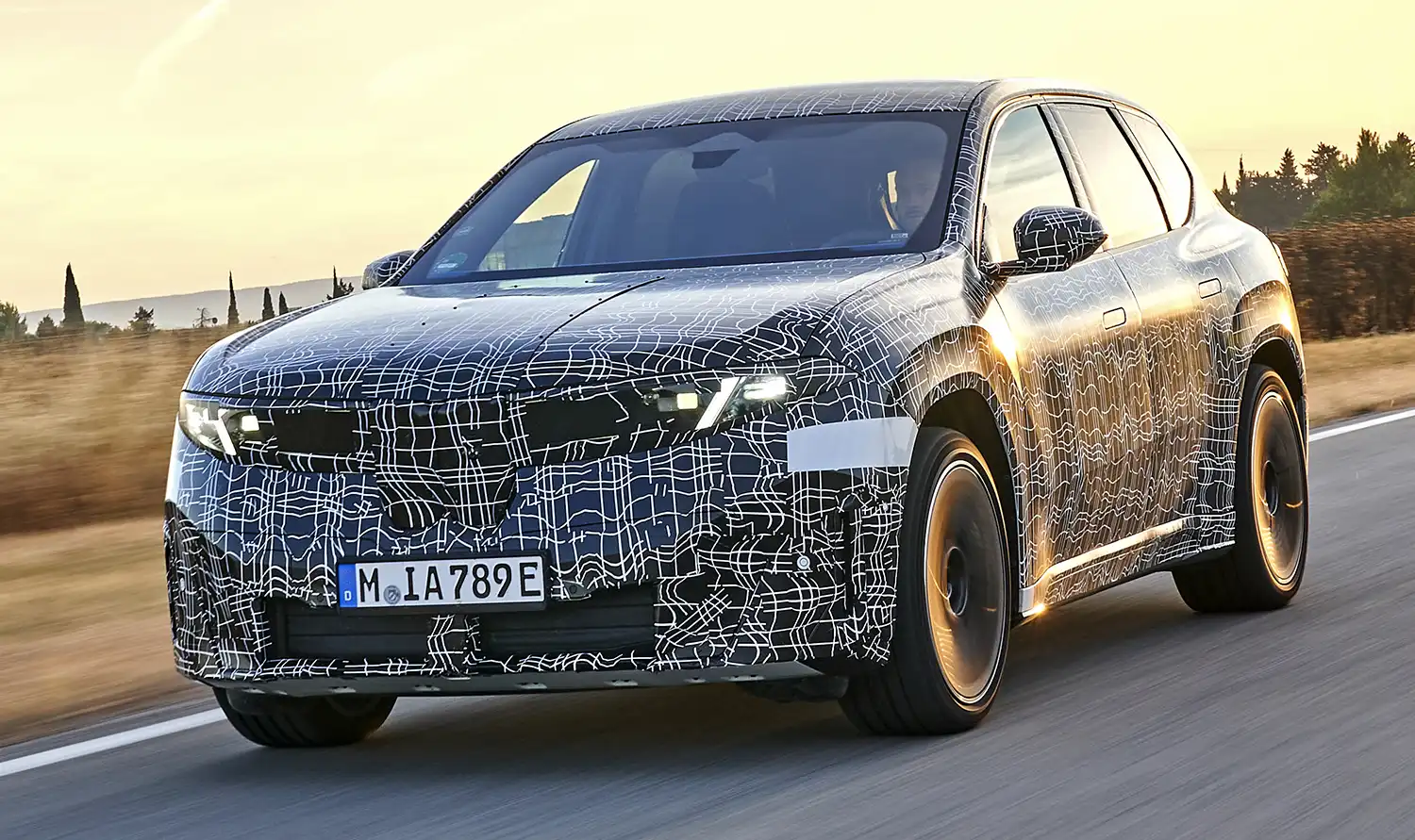 BMW iX3 prototype testing
