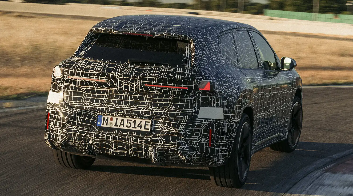 BMW iX3 prototype testing