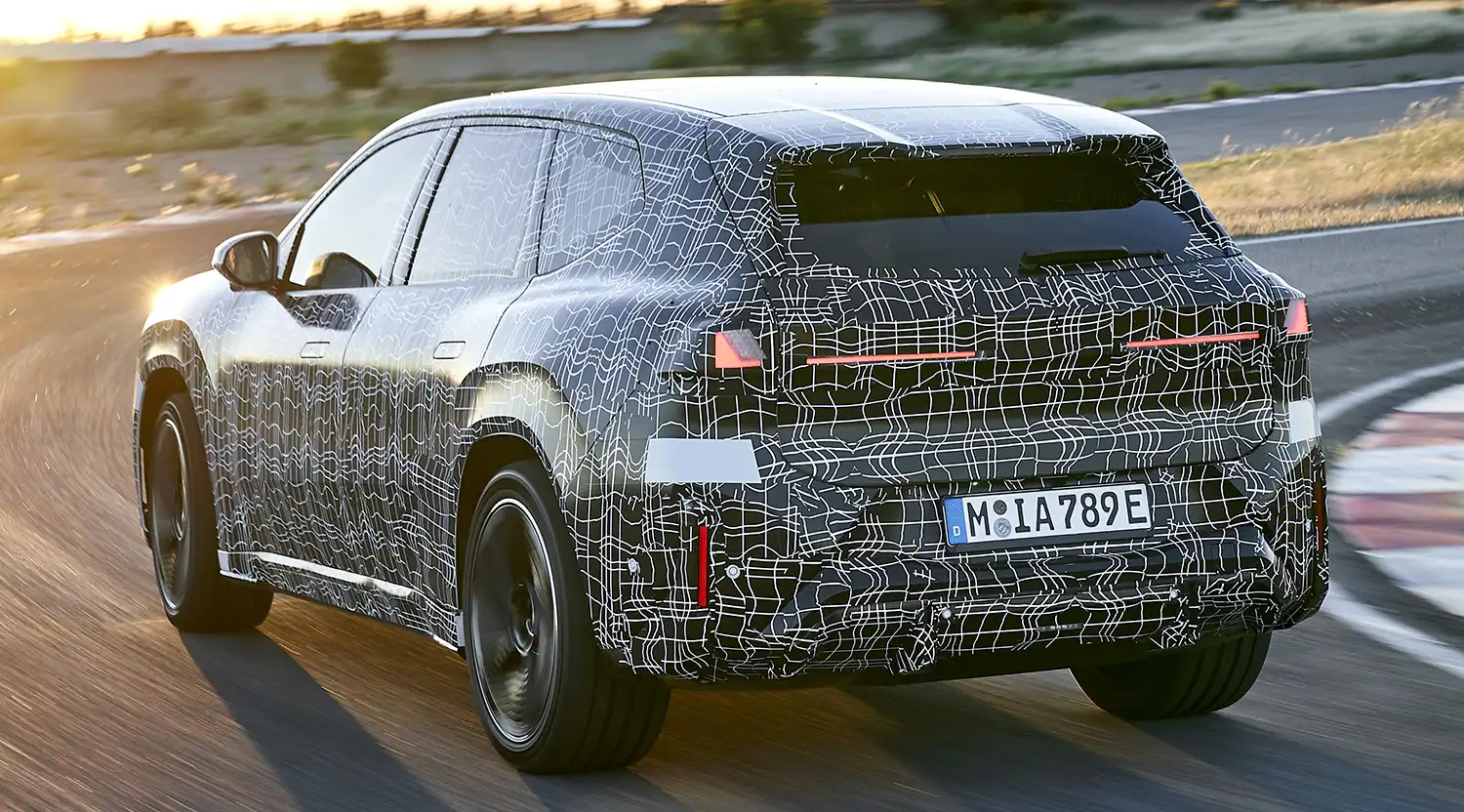 BMW iX3 prototype testing