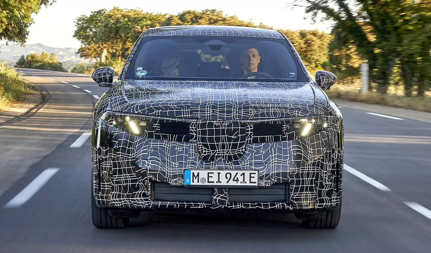 BMW iX3 prototype testing