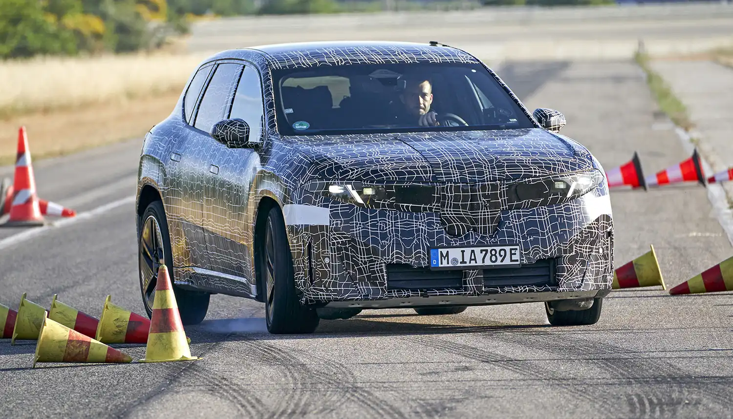 BMW iX3 prototype testing