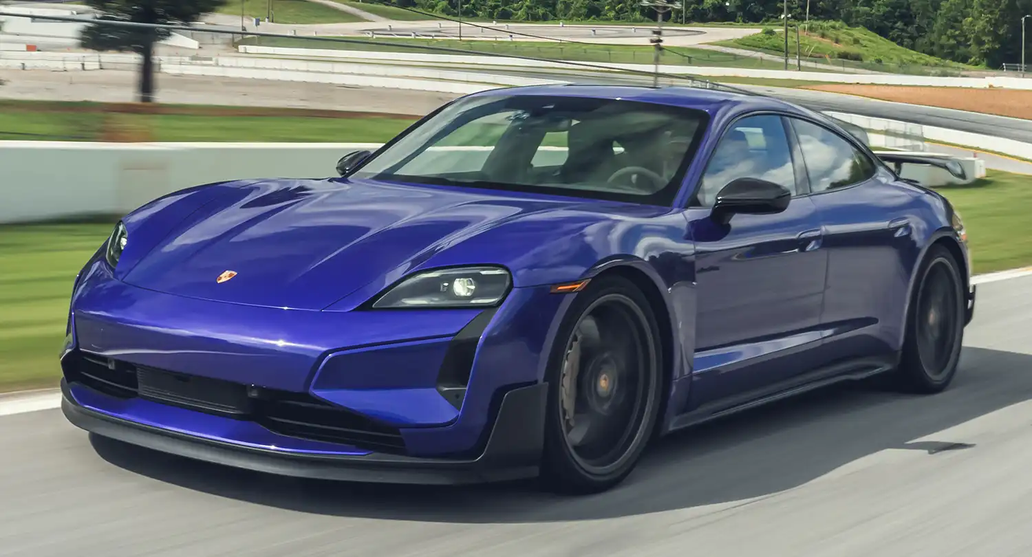 Porsche Taycan Turbo GT Sets EV Lap Record at Road Atlanta