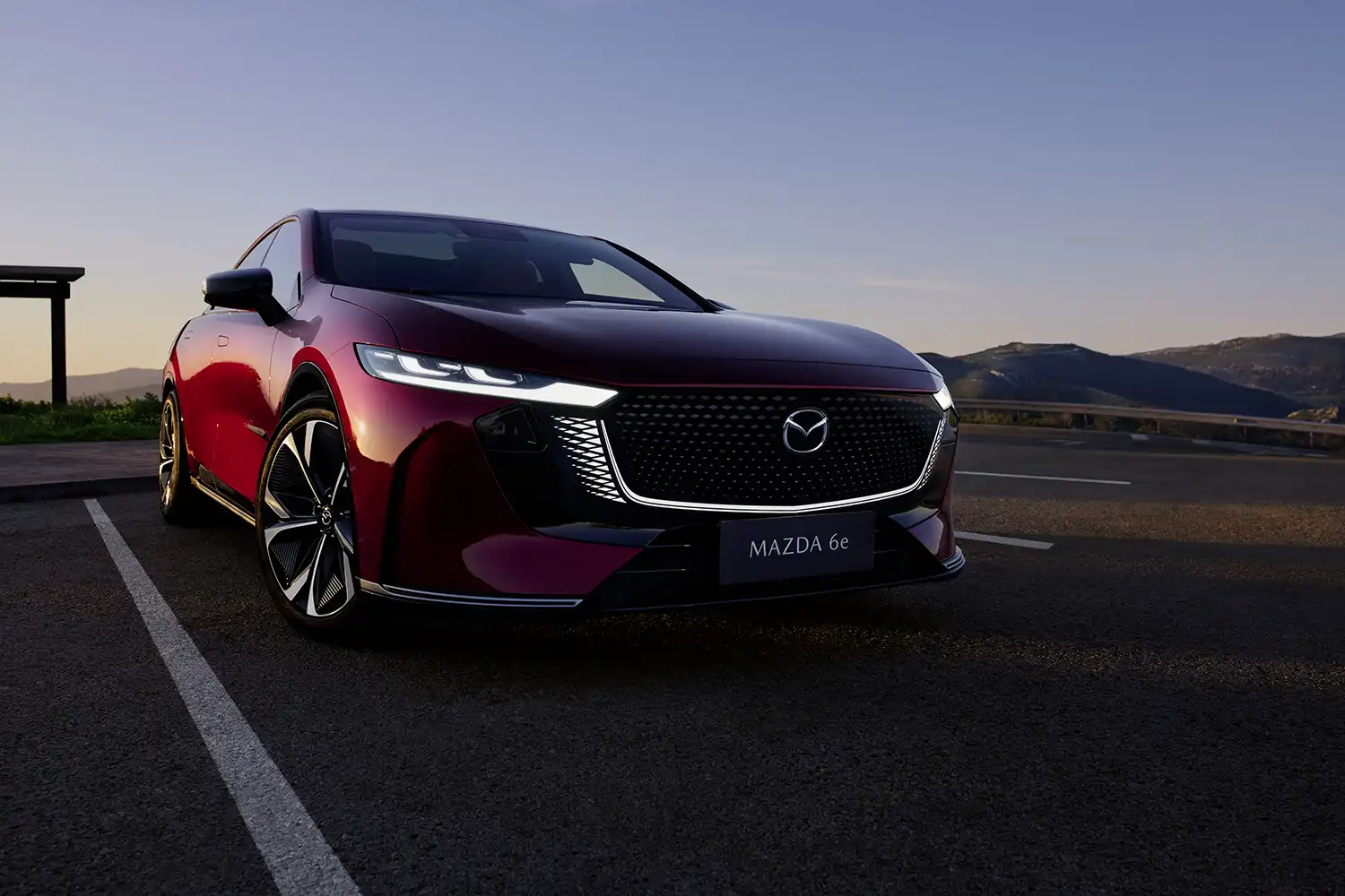 The 2026 Mazda6e Welcomes You Before You Even Step Inside