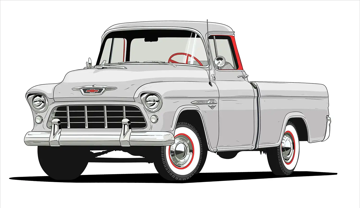 1955 Chevy 3124 Series Cameo Carrier