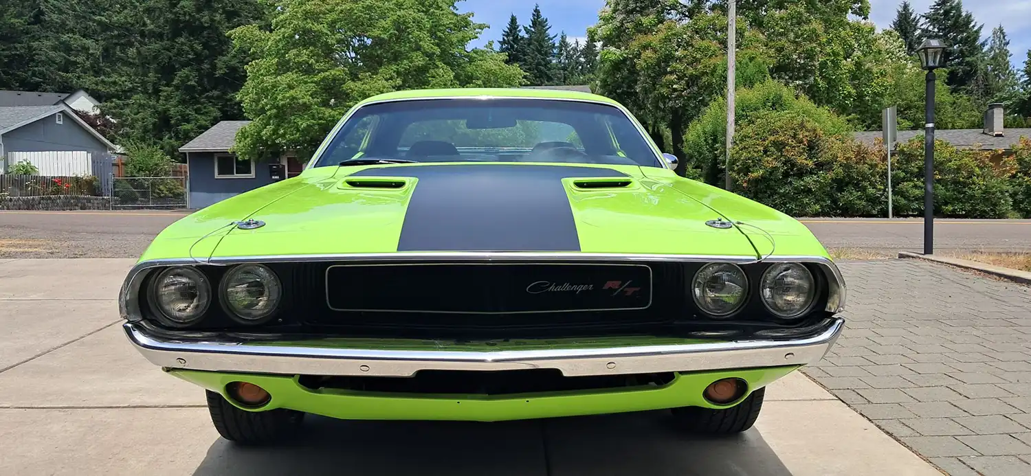 1970 Dodge Challenger Coupe Hits Hard in Sublime Green