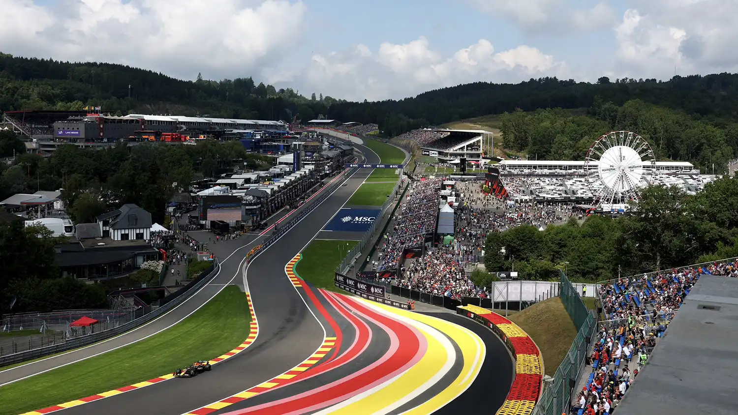 F1 Sprint Battle: Verstappen Fends Off McLarens in Belgium