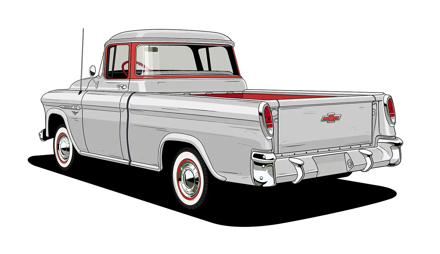 1955 Chevy 3124 Series Cameo Carrier