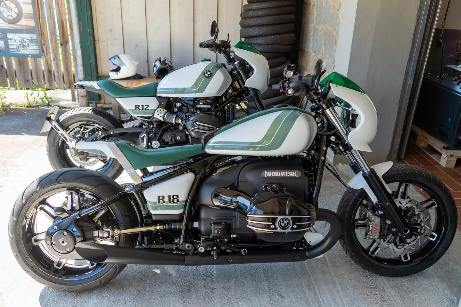 BMW R 12 and R 18 Speed Sisters Turn Custom Art into Motion