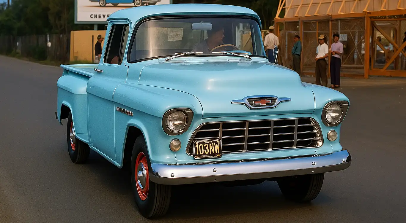 From Farm to Fashion: The Heritage of the 1955 Chevy 3124 Series Cameo Carrier