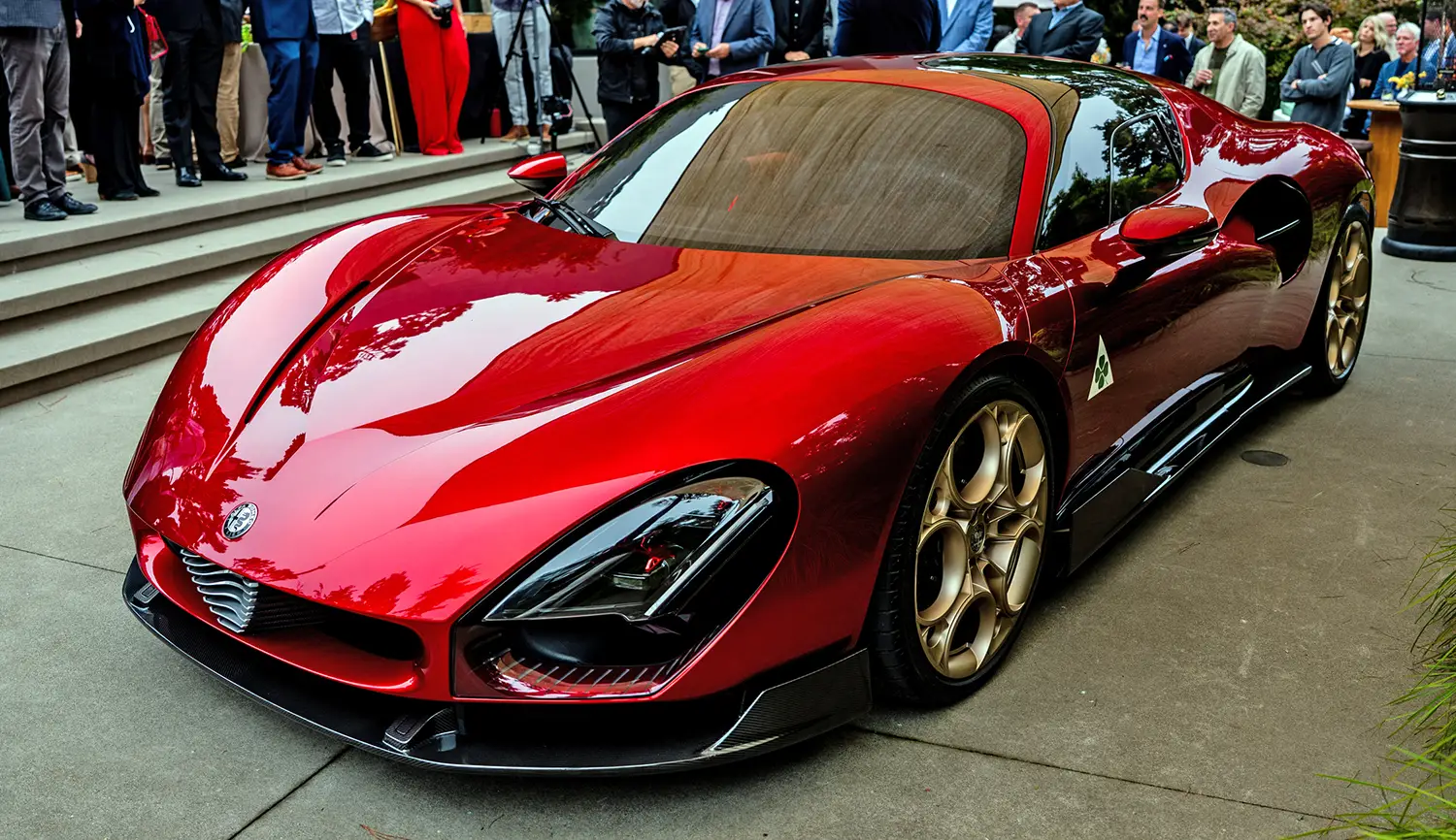 Alfa Romeo 33 Stradale Stuns with North American Debut at Monterey