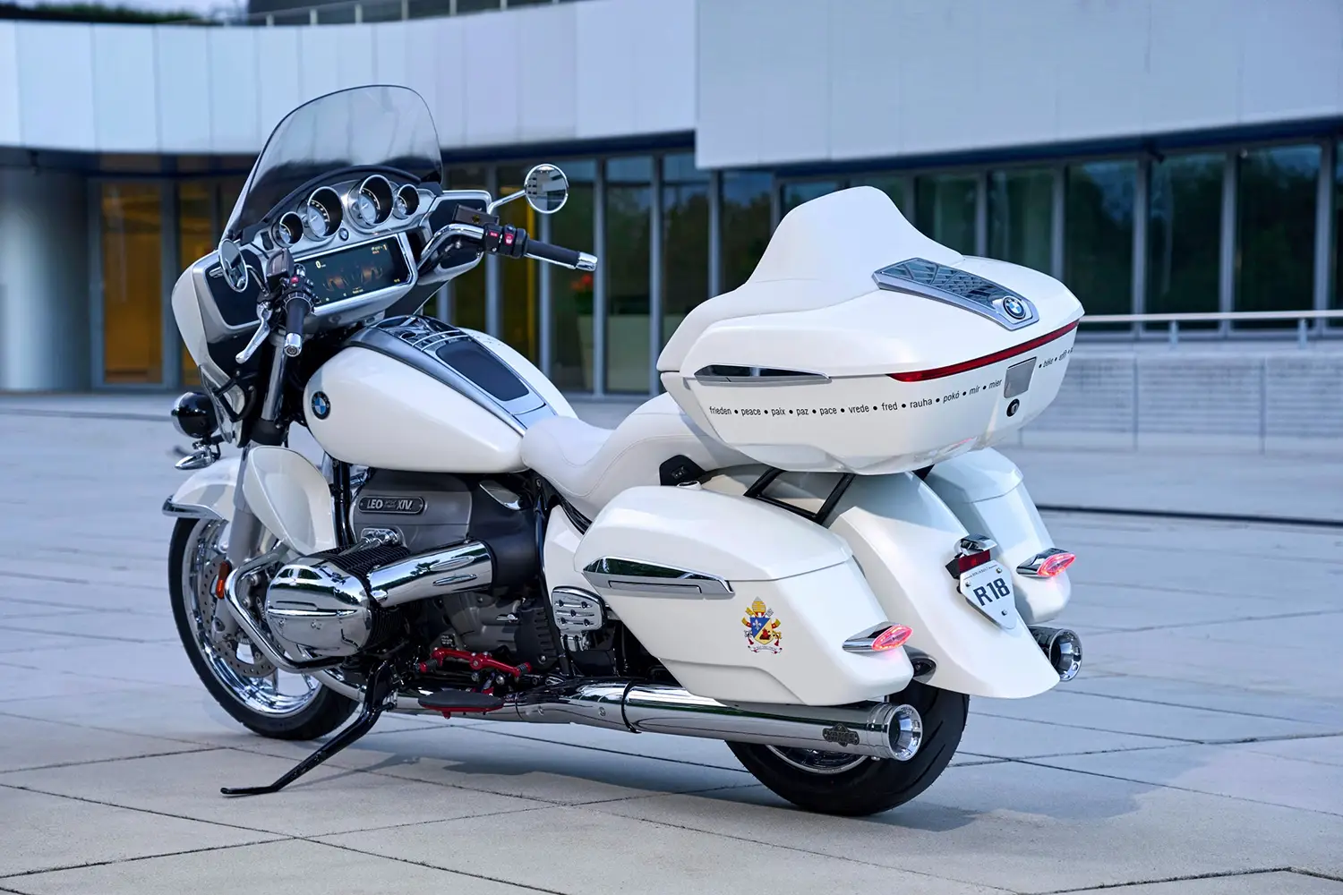 Pope Leo XIV BMW R 18 Transcontinental