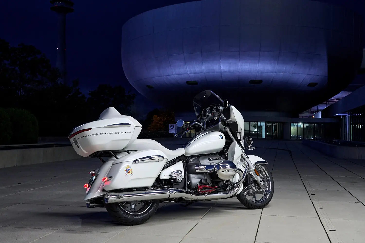 Pope Leo XIV BMW R 18 Transcontinental