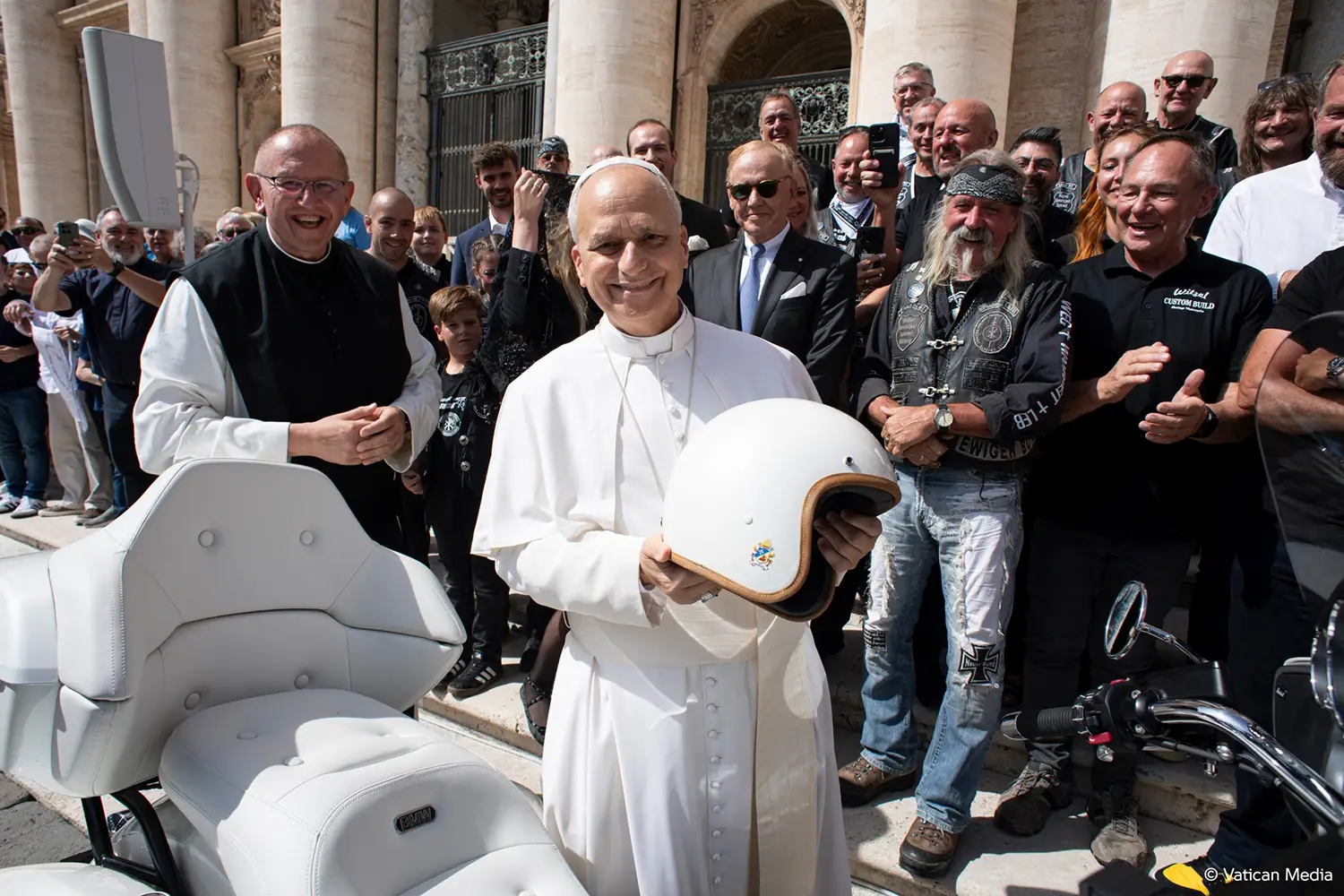 Pope Leo XIV BMW R 18 Transcontinental