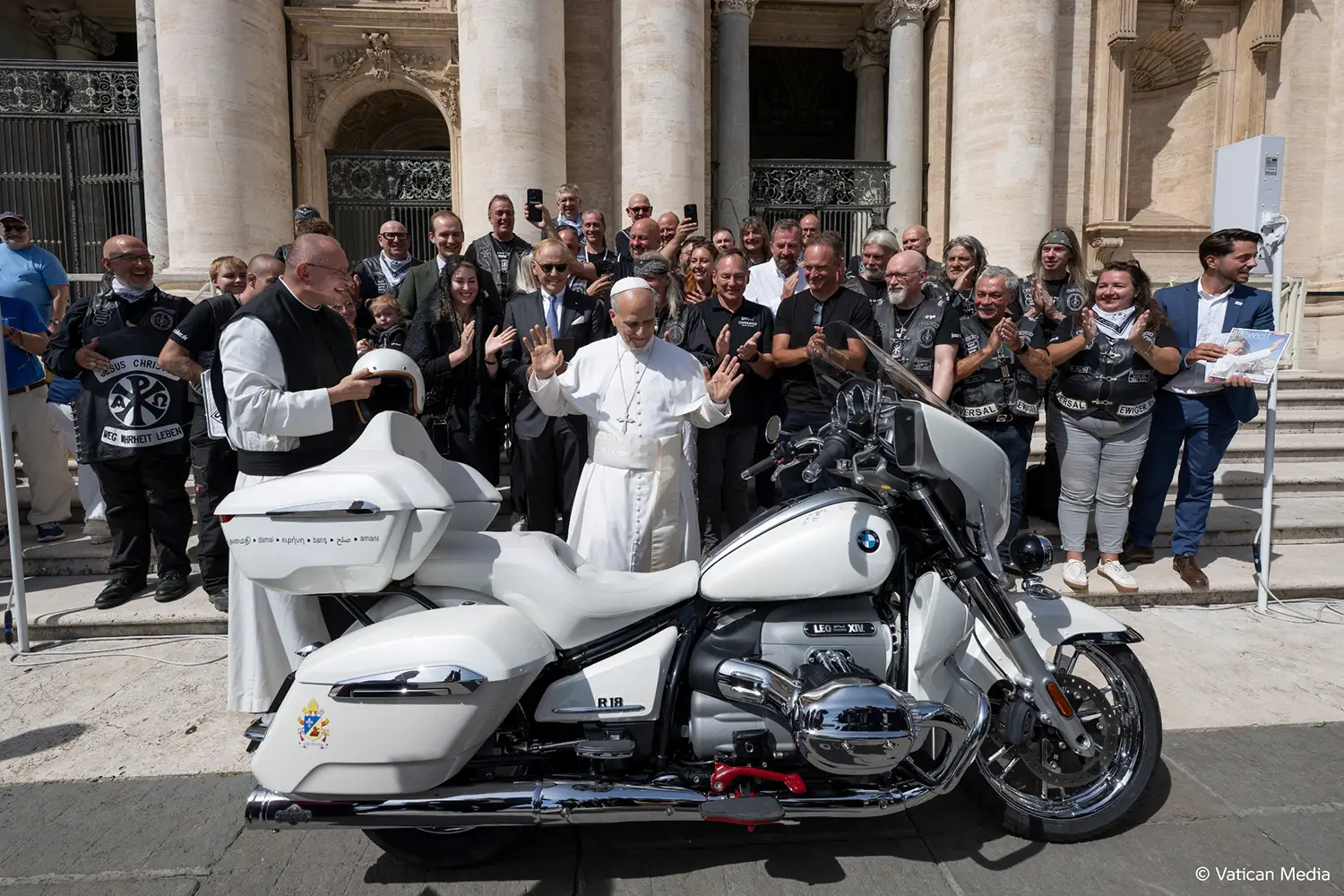 Pope Leo XIV BMW R 18 Transcontinental