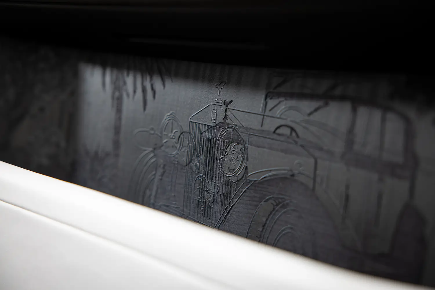 Rolls-Royce Phantom intricate woodwork