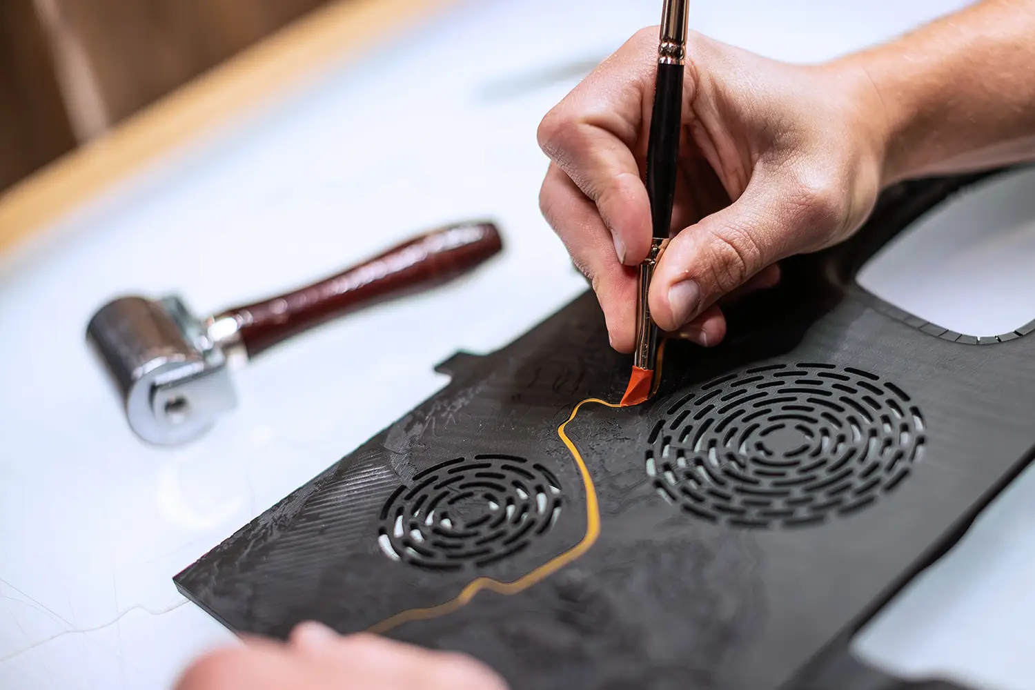 Rolls-Royce Phantom intricate woodwork