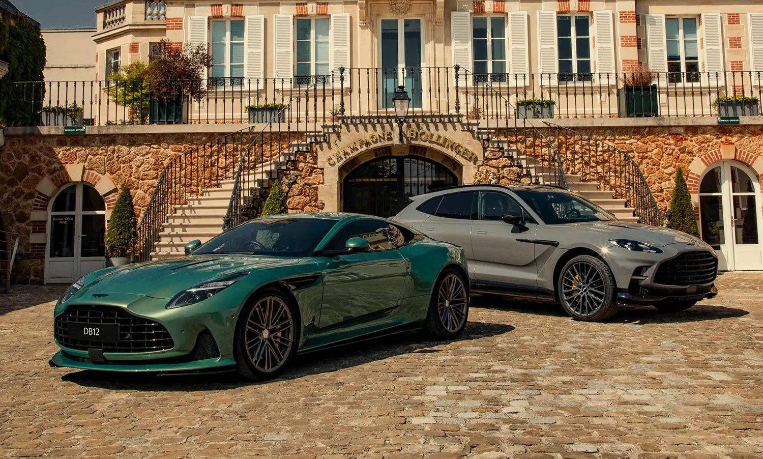 Aston Martin and Champagne Bollinger
