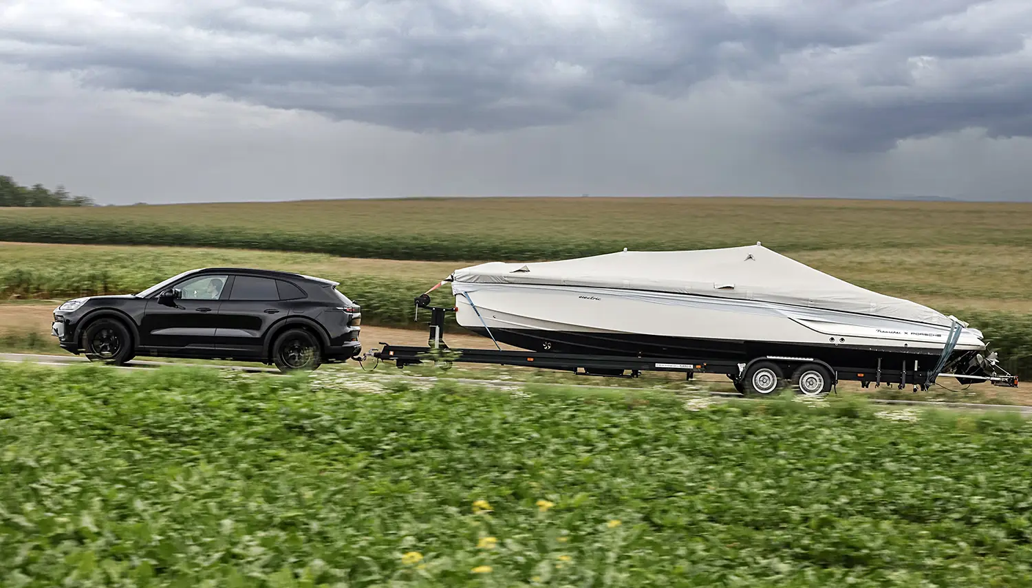Porsche Cayenne Electric testing