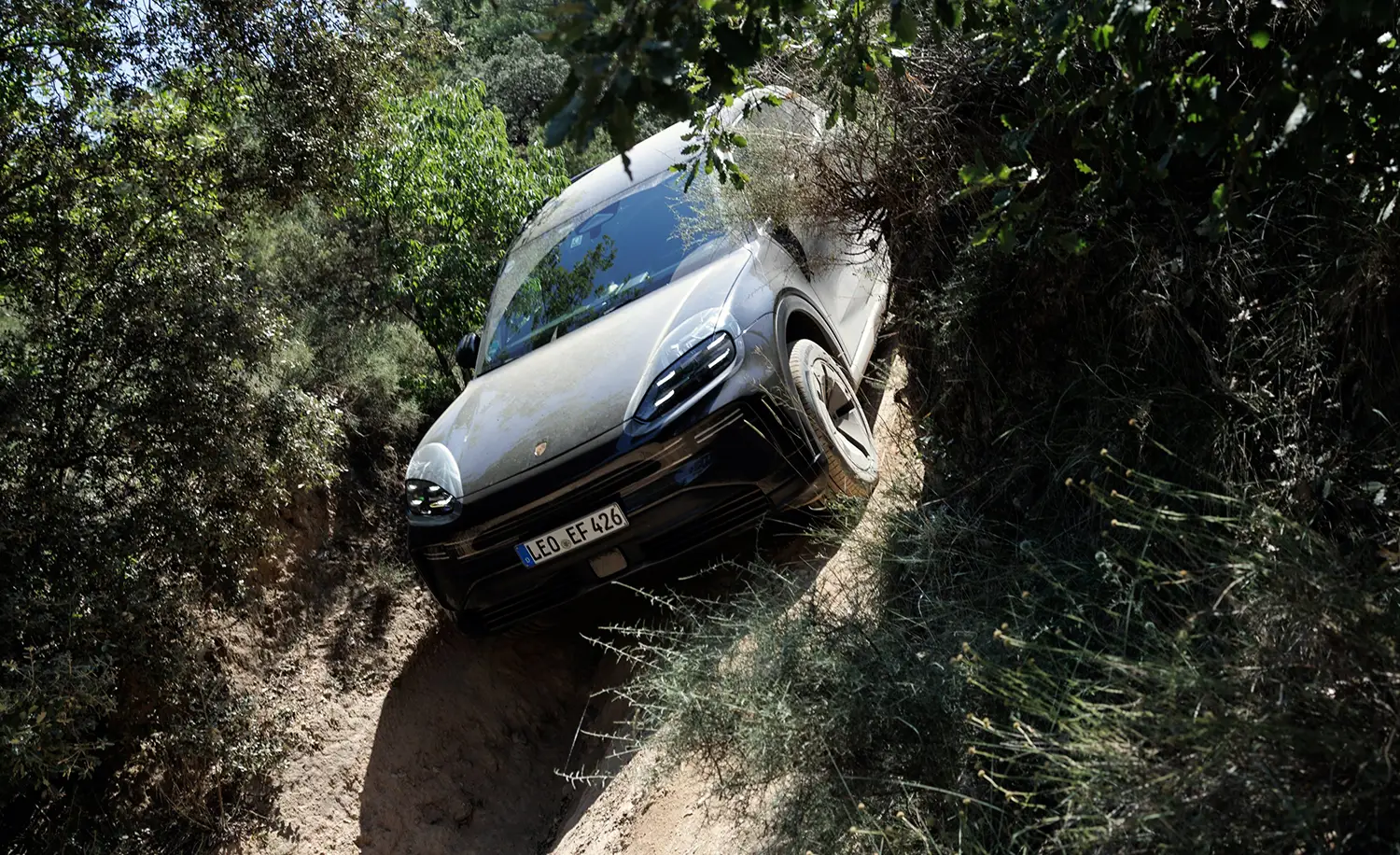 Porsche Cayenne Electric testing