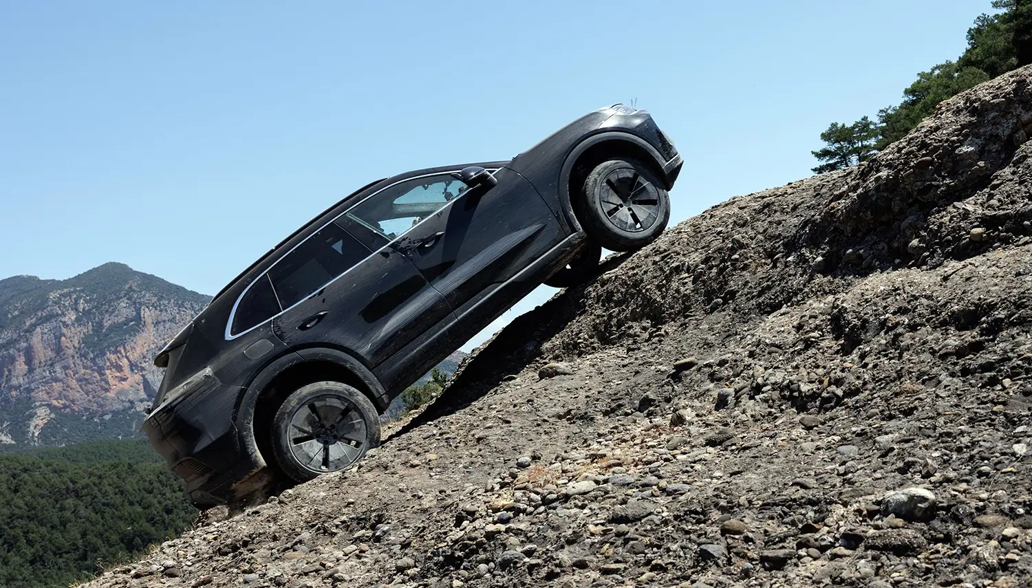 Porsche Cayenne Electric testing