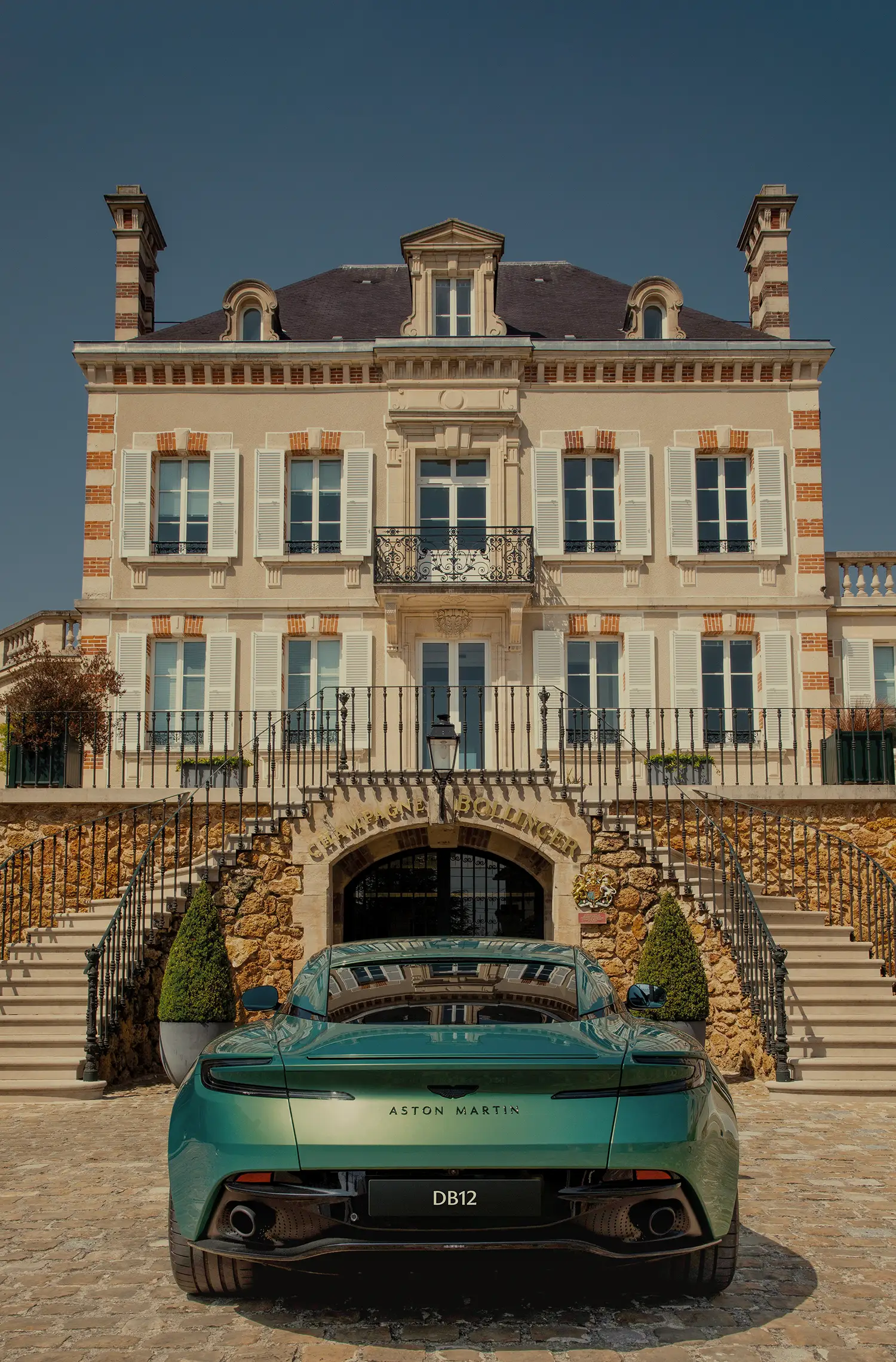 Aston Martin and Champagne Bollinger