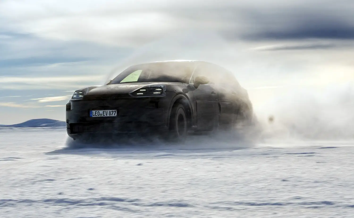Porsche Cayenne Electric testing